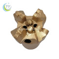 Corps en acier Non-Coring 4 lames pdc bit 89 mm